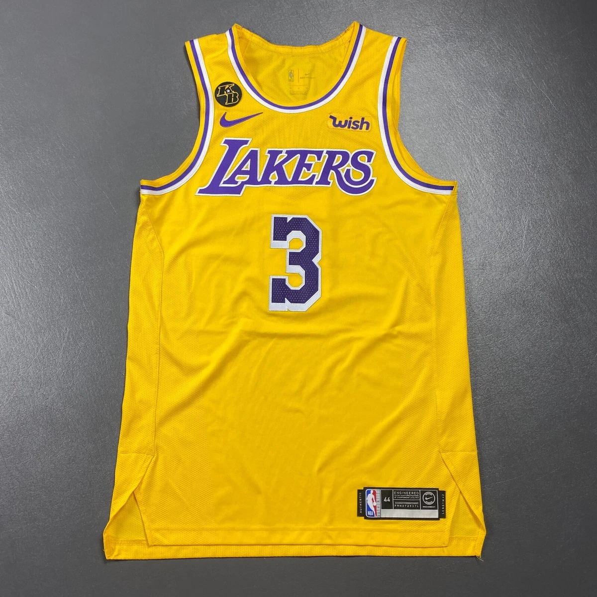 Anthony davis lakers store jersey authentic