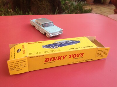 Dinky Toys France N°532 - Lincoln Première 1960 - Bleu - Échelle 1/43 - Boîte AA