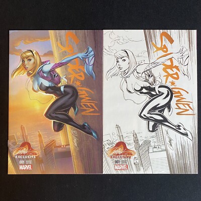 Spider-Gwen 1 J Scott Campbell Variant Set NM | eBay