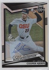 2022 Panini Elite Extra Edition Signatures Cooper Hjerpe #22 Auto 1k9t