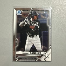 2021 Bowman - Chrome Prospects Yolbert Sanchez #BCP-40 (RC)