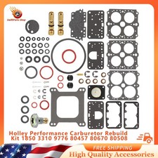 For Holley 1850 3310 9776 80457 80670 80508 Carburetor Rebuild Repair Kit For Holley 1850 3310 9776 80457 80670 80508 Carburetor Rebuild Repair Kit
