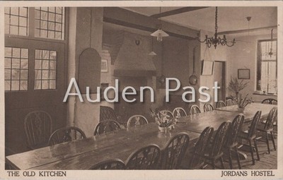 Vintage Postkarte Jordans Hostel Die alte Küche Quäker Geschichte