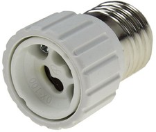 ChiliTec Lampensockel-Adapter, Keramik E27 auf GU10