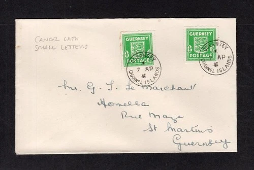 GUERNSEY WARTIME 1/2d FIRST DAY COVER