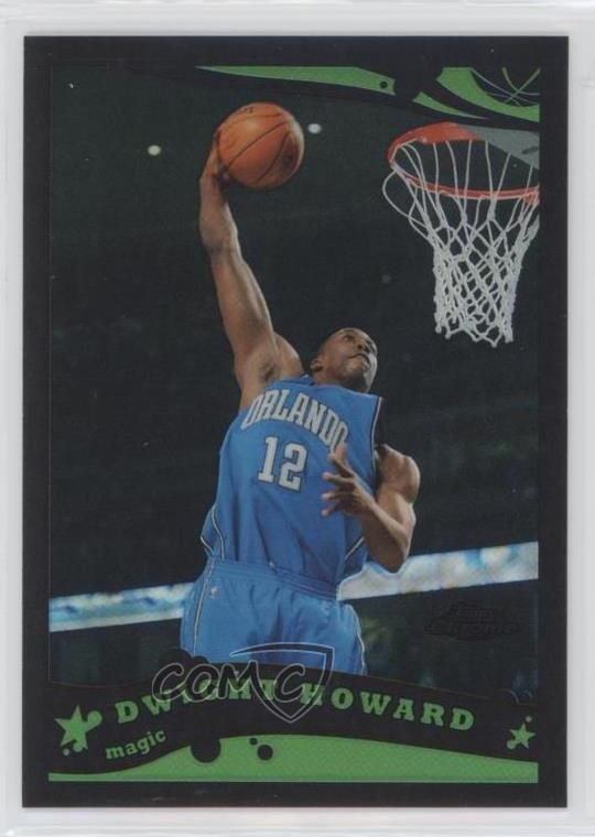2005-06 Topps Chrome Black Refractor 397/399 Dwight Howard #41 HOF 1og