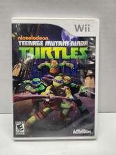 Teenage Mutant Ninja Turtles - Nintendo Wii Game And Case