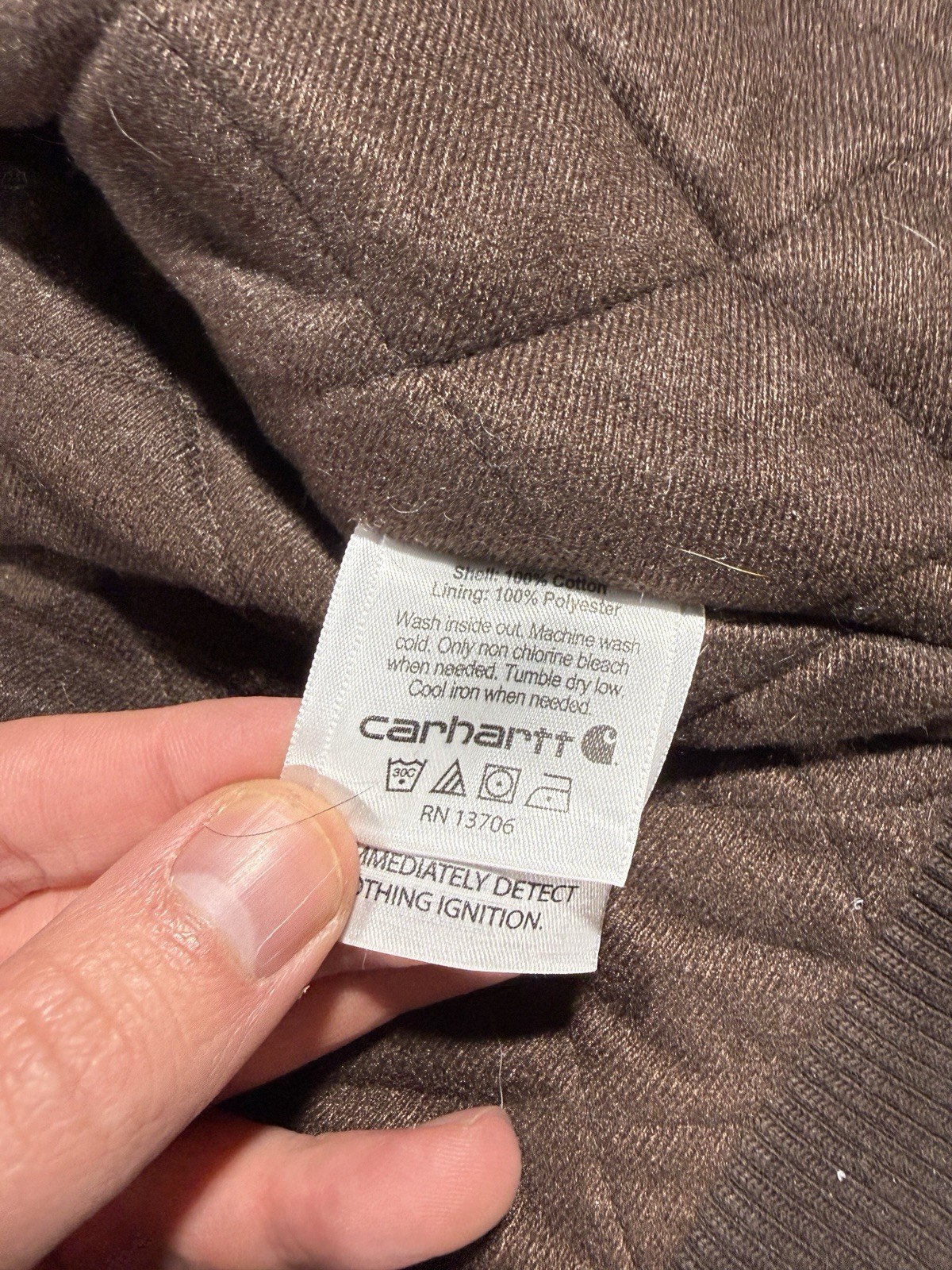 Carhartt Realtree Wooded Camo Hooded Canvas Jacket Modern Sz 42 thumbnail 12