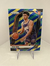 2024-25 Prizm Ryan Dunn RC Choice Blue, Yellow and Green #258 Phoenix Suns Star