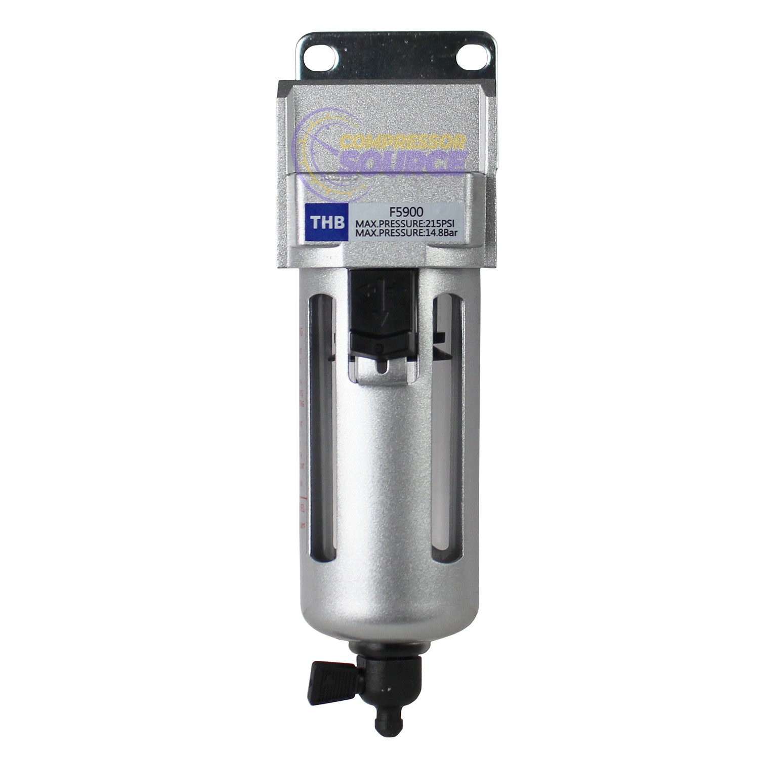 3/8" Compressed Air In Line Moisture & Water Filter Trap F50