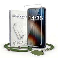 HandyhüLle Transparent FüR Samsung Galaxy A37 5G Band Handykette GrüN 9H Glas