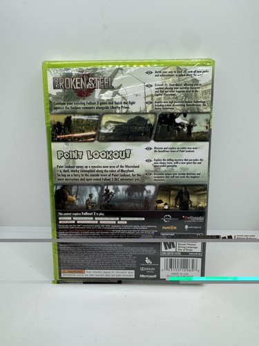Xbox 360 Fallout 3 Game Add-On Pack: Broken Steel and Point Lookout Brand New - Picture 3 of 6