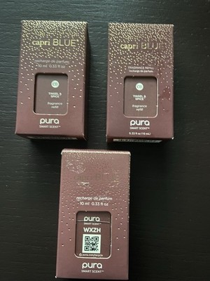 Pura Capri Blue Holiday Diffuser Refill in Tinsel & Spice Fragrance Refill 10ml