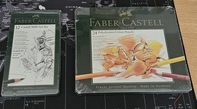 Faber-Castell Polychromos Farbstifte & Castell 9000 Graphitstifte