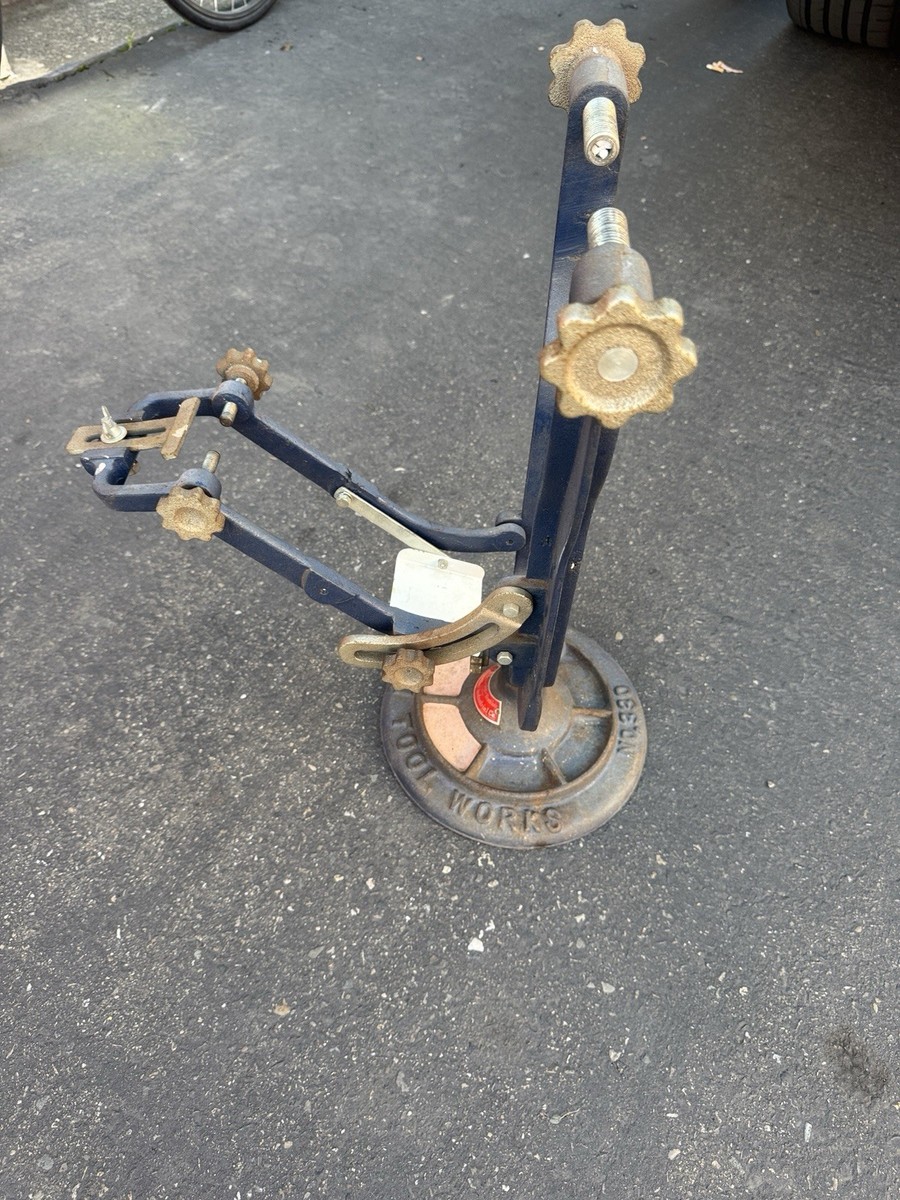 Hozan No.330 Wheel Truing Stand Cast Iron Base Vintage Japan