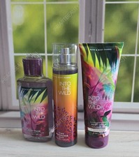 bath and body works into the wild shower gel body cream fine fragrance mist