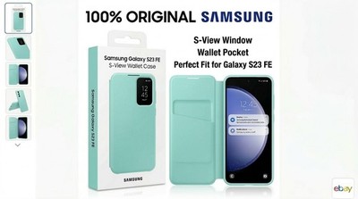 NEW Original Samsung Galaxy S23 FE Smart View Wallet Case (EF-ZS711)