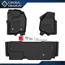 TPE Floor Mats Fit For 2012-2016 Ford F-250/F-350/F-450 SuperCrew/Crew Cab