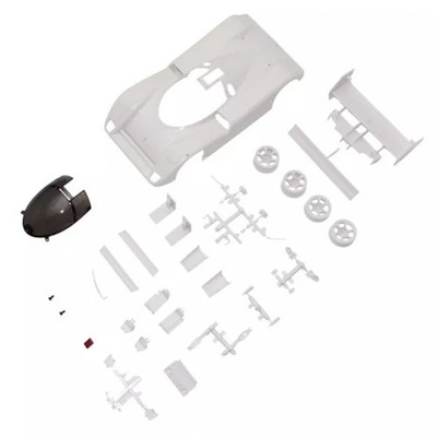 Kyosho Mini-Z White Body Set JAGUAR XJR-14 w/Rims MR-04 RWD On Road #MZN239