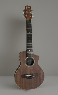 Used Ibanez Piccolo Acoustic Guitar EWP14OPN - Open Pore Natural Wood