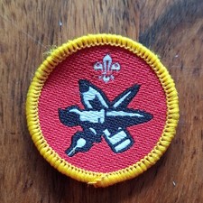 Cub Scout Artist Activity Badge from the UK Scouting Badge Scheme