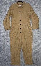 Madewell x As Ever Collab Coveralls Utility Jumpsuit Size XL 3/4 Sleeves