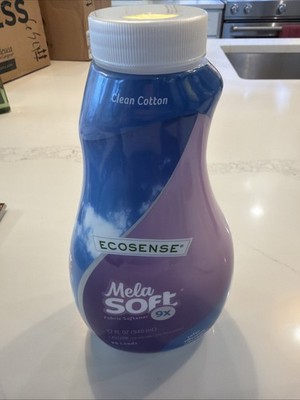 Melaleuca MelaSoft 9X Fabric Softener Clean Cotton Scent 32 oz-96 loads!