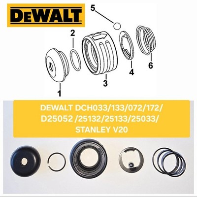 Bohrfutter Montage Reparatursatz für DeWalt Bohrhammer DCH133/172/072 und Stanley V20