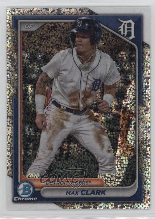 2024 Bowman Chrome Prospects Speckle Refractor /299 Max Clark #BCP-74 1e8e