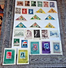 POLAND, 1952-1960, Lot of (29) Cancelled-Not Hinged