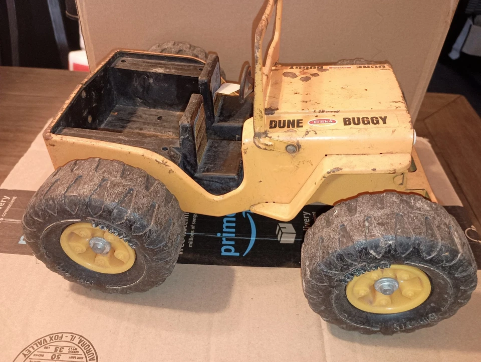 复古 TONKA 压钢橙色沙丘越野车 吉普 MR-970 金属* 查看所有图片* — 第 3/4 张图片