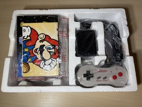 Consola de juegos Nintendo NES Control Deck Top Loader completa en caja como nueva