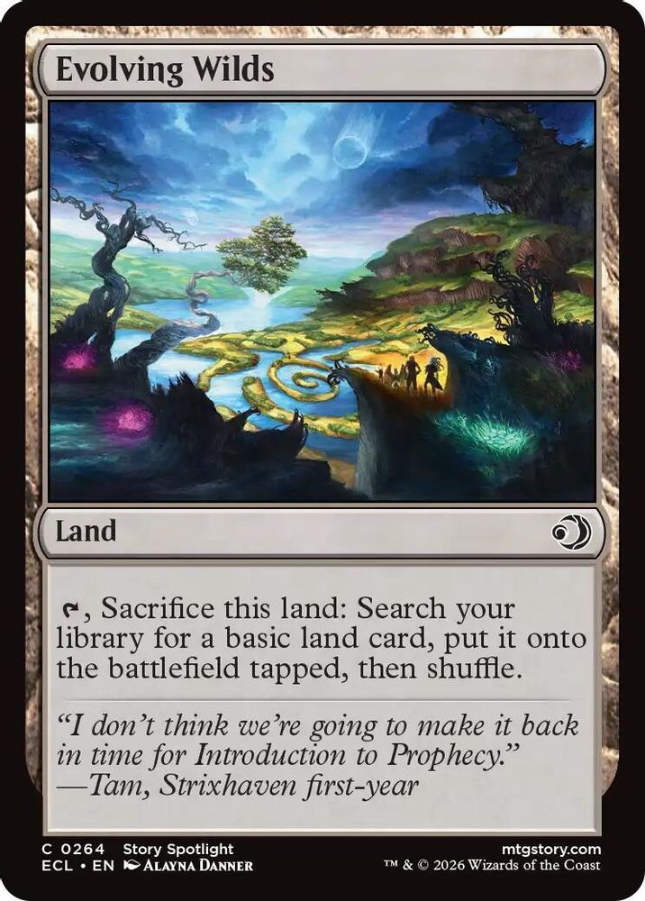2026 Magic: The Gathering: Lorwyn Eclipsed - Evolving Wilds (#264, C, Near Mint)