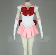 Sailor Moon Chibiusa Cosplay Costume Pink Set Used Size L Japan