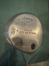 Callaway Great Big Bertha War Bird 9 S2H2 Driver BB UL Firm Flex Graphite RH