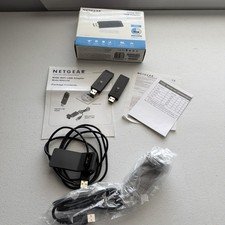 NETGEAR WNA3100 N300 Wireless USB WiFi Adapter;Lot Of 2;NO DRIVER CD;Working