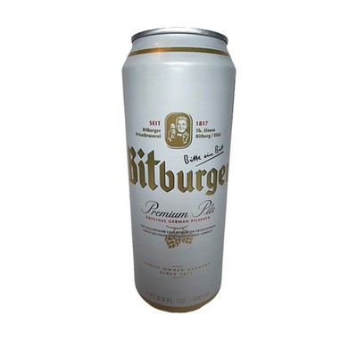 Bitburger 500ml Premium Pils Beer Empty Can GERMANY 