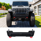 Vijay For 2007-2025 Jeep Wrangler JK/JL/JT Steel Front Bumper With Winch Plate