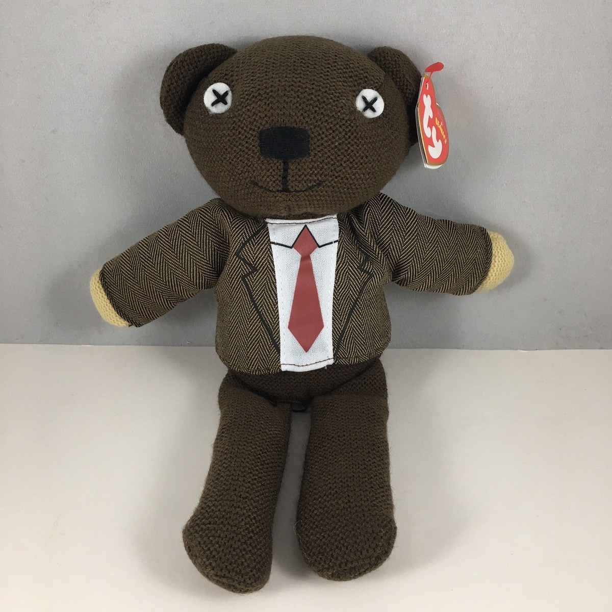 Ty Beanie Baby - MR BEAN'S TEDDY BEAR (Jacket & Tie) (UK Exclusive