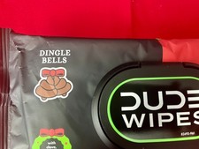LIMITED EDITION Dude Wipes Dingle Bells  Dad Stocking Stuffer 