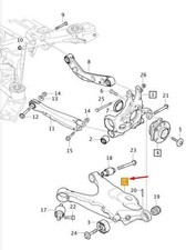 Volvo V60 MK2 Cross Country Querlenker hinten links unten 31451941 Originalteil