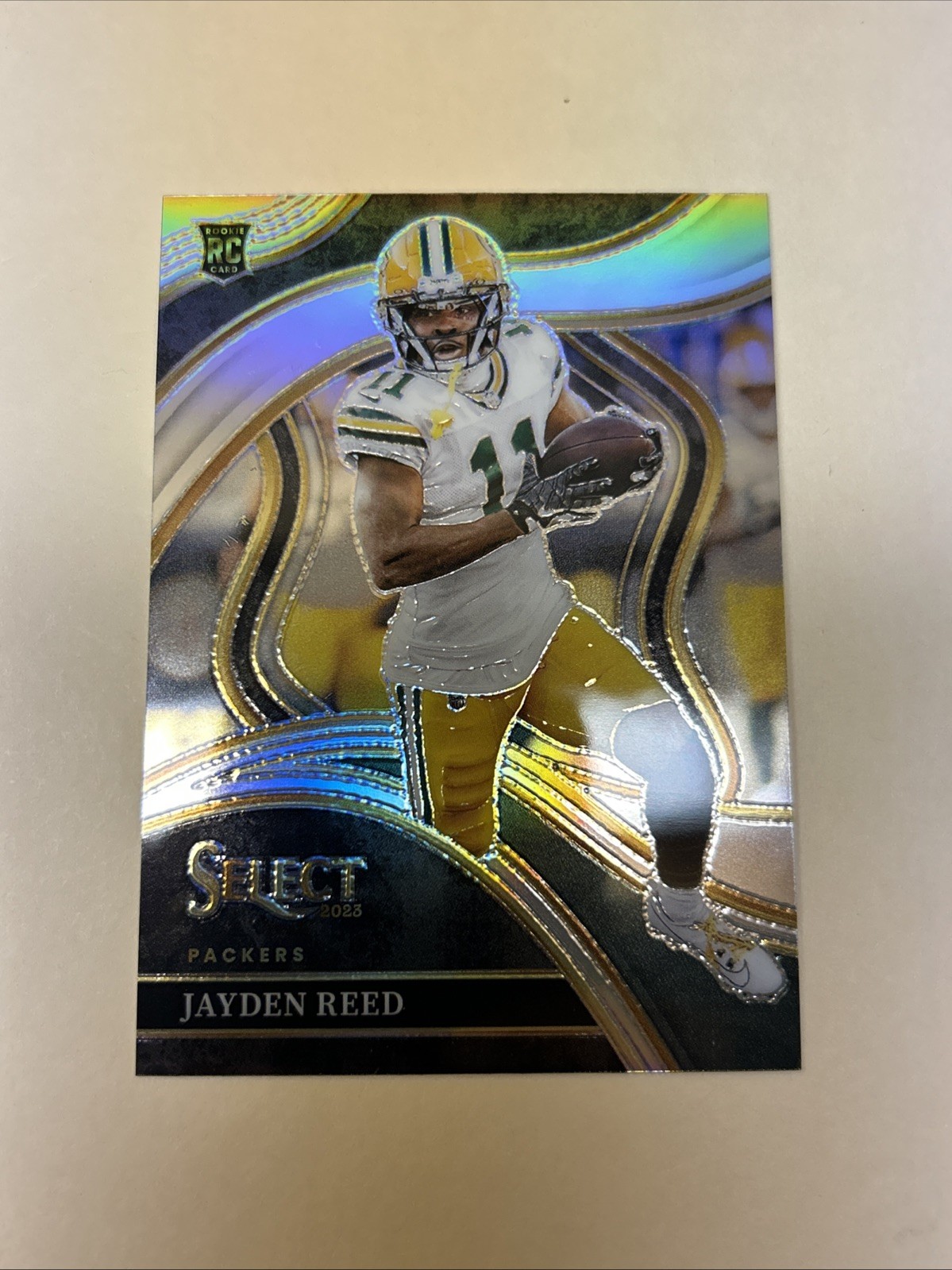 2023 Panini Select - Club Level Jayden Reed #258 Silver Prizm (RC) PACKERS