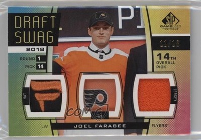 2019-20 SP Game Used Edition Draft Swag 11/18 Joel Farabee #DS-JF Rookie RC 1a2g