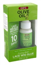 3 PACK Ors Olive Oil Lace Wig Glue Lasting Hold 1.3oz