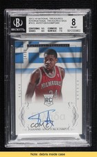 2013 Panini National Treasures 14/60 Giannis Antetokounmpo BGS 8 Auto READ p3f