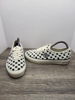 Vans Authentic One Piece VLT LX 'Embroidered - Black Marshmallow Mens 8 Wms 9.5