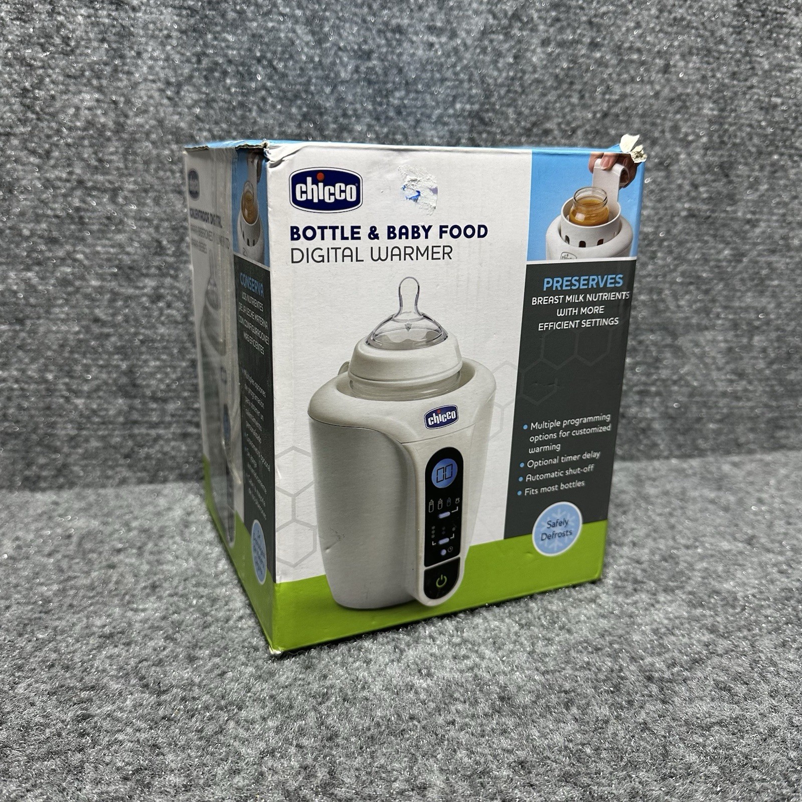 Chicco NaturalFit Digital Bottle & Baby Food Warmer Auto Shu