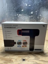 SHARPER IMAGE POWERBOOST PRO . HOT  COLD PERCUSSION MASSAGER ICE HEAT THERAPY