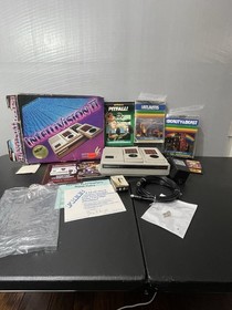 Mattel Electronics Intellivision II Console Master Component In Box With 4 Games