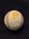 KONNOR GRIFFIN AUTOGRAPHED SIGNED RAWLINGS OML BASEBALL OML MLB PIRATES STITCH